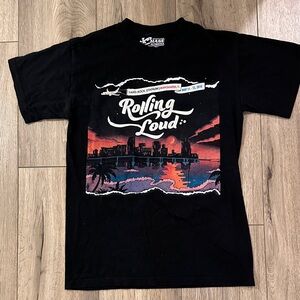Rolling Loud Travis Scott lil Wayne concert tour shirt small
